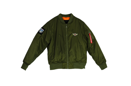 Kurtka lotnicza - Bomber jacket - MA-1 Pilot jacket - Kurtka Pilotka - Wojskowa Zieleń