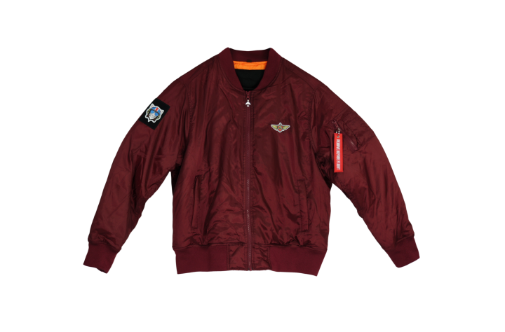 Kurtka lotnicza - Bomber jacket - MA-1 Pilot jacket - Kurtka Pilotka - Wojskowa Bordowa