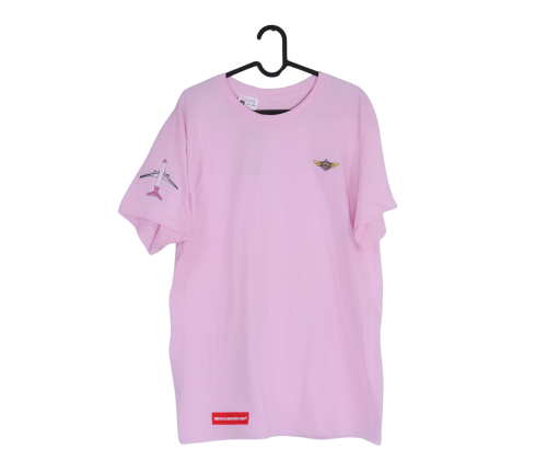 Koszulka lotnicza - Aviation -  - Aviation T-shirt - odzież lotnicza - wojskowa - różowa