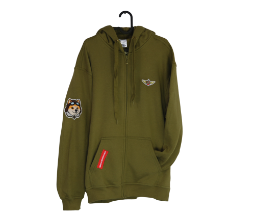 Bluza zasuwana lotnicza -  Aviation Zipper Hoodie - Lotnictwo - Aviation - odzież lotnicza - wojskowa - militarna