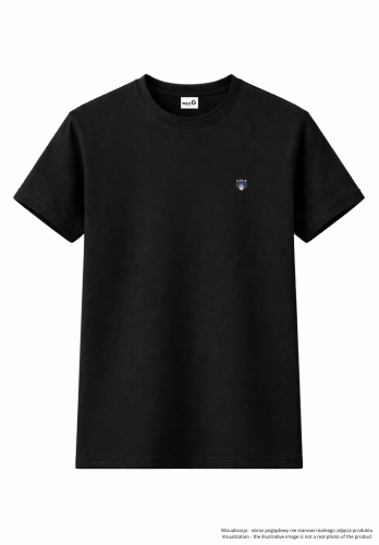 Minimalist Pilot cat T-shirt - Black.png