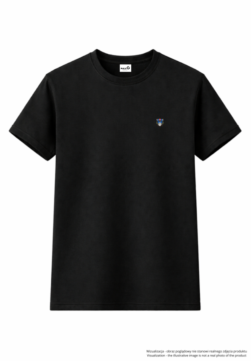 Minimalist Pilot cat T-shirt - Black.png