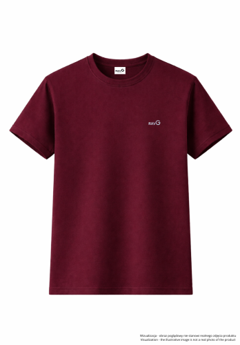 Minimalist ravG T-shirt - bordo.png