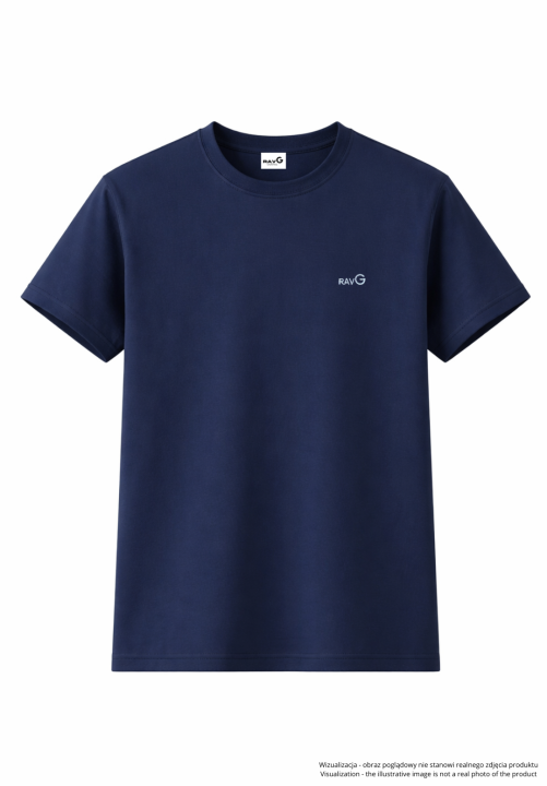 Minimalist ravG T-shirt - navy.png